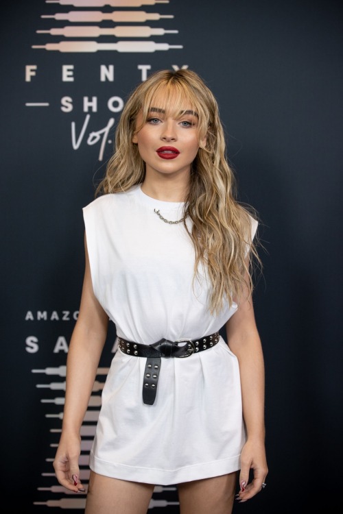 Sabrina Carpenter attends Rihanna’s Savage x Fenty Show Vol. 3 presented by Amazon Prime Video at Th