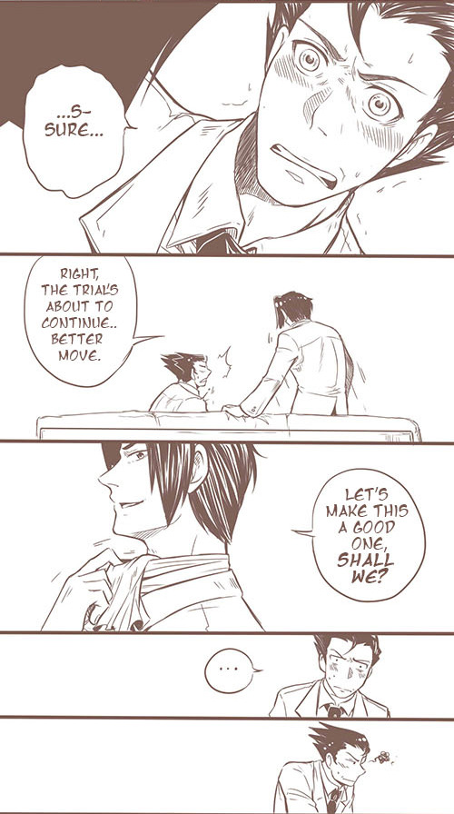 prospectkiss: cross-examination-san: A recent comic strip of mine, when I just got