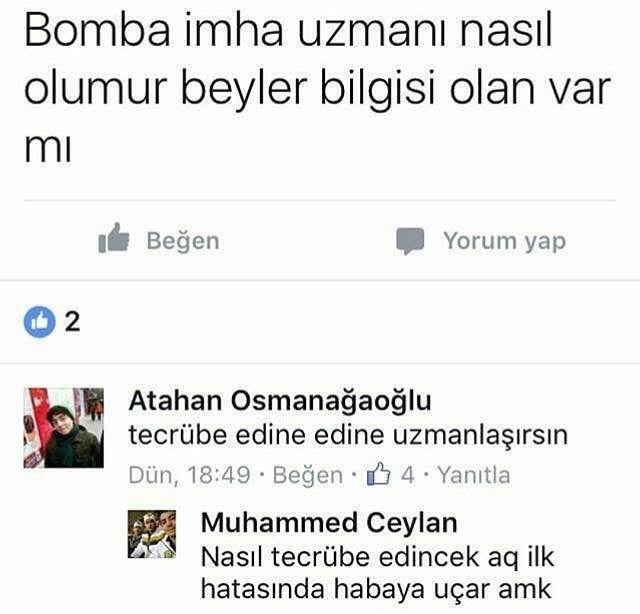 Bomba imha uzmanı...