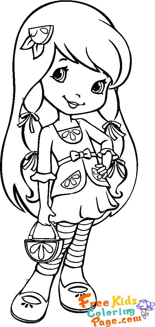 cherry jam strawberry shortcake coloring pages