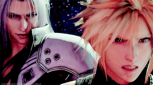 onewinged-sephiroth:SEPHIROTH RESPECTING CLOUD’S PERSONAL SPACE...