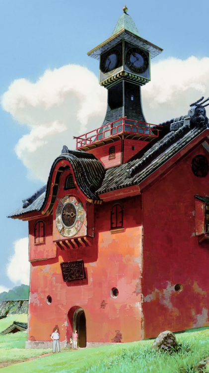 naterrivers:Spirited Away wallpapers [720x1280]Art boards by Ghibli’s legendary background artis