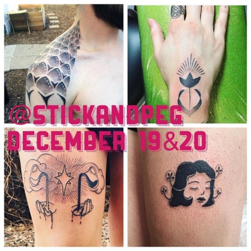 Visiting artist @stickandpeg December 19&amp;20. Contact @stickandpeg with inquiries thanks! #st