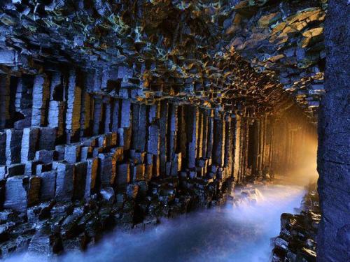 Fingal&rsquo;s Cave, Scotland Scientists and geology students alike flock to this cave to study 