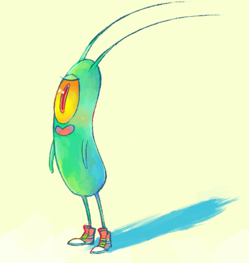plANKTON! wow i love plankton even if he is supposed to be the “bad guy” i guess i alway