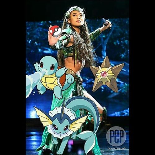 At dahil maulan, ito ang wallpaper ko. #Alena with #squirtle, #staryu, and #vaporeon.#pokemon #pok