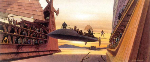 astromech-punk: Ralph McQuarrie; Return of the Jedi