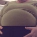 afatwitch-deactivated20200811:Tight underwear and a compression tank gave me a bulging double belly 💚💚 I love it.Especially if you get so big that your double belly spills up & over your tight panties