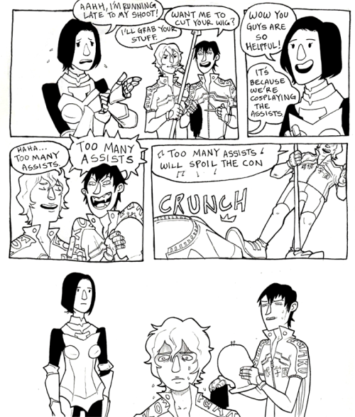 Comics about Katsucon. Because silly things always happen at cons.(The photo that accompanies that l
