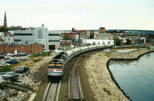 thebestofamtrak - Amtrak’s Northeast Corridor before and after...