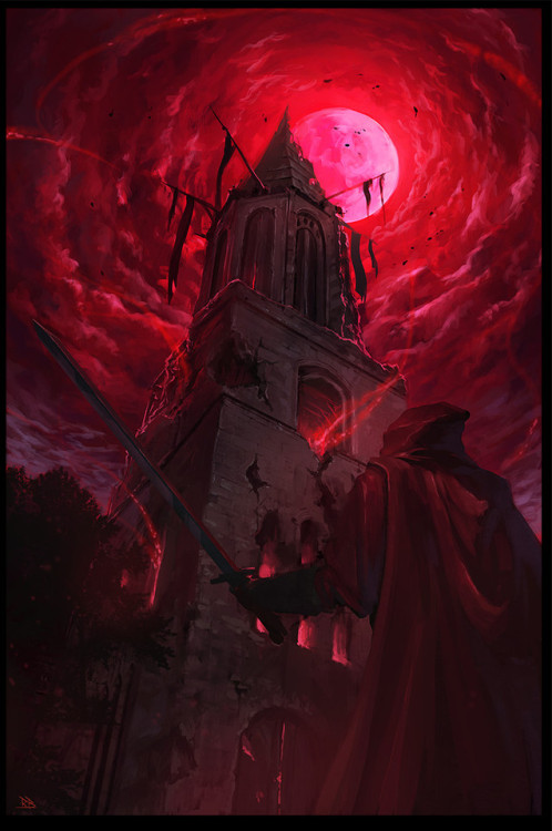 morbidfantasy21:RED - Hell Night – fantasyconcept by Rogiervan de Beek