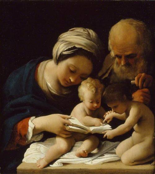 The Holy Family with the Young St John the Baptist. Bartolomeo Schedoni (Italian, 1578-161