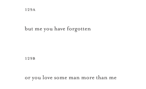 thespineanditstingle: Sappho Lobel-Page 129A-129B, tr. Anne Carson