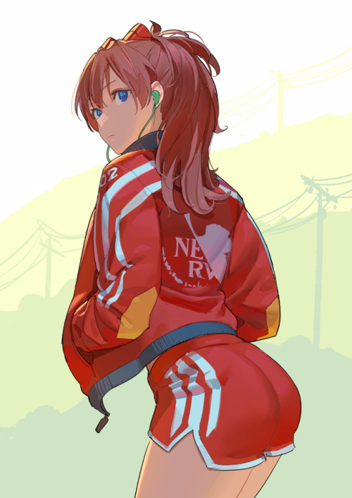 timbougami:  Working on an Asuka fanzine right now and tried out CSP as painting tool for this paint