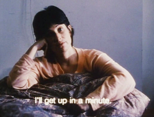 gael-garcia:Portrait d’une Paresseuse (from Seven Women, Seven Sins 1986) by Chantal Akerman