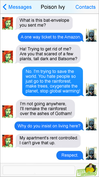 textsfromsuperheroes: Texts From SuperheroesFacebook | Twitter | Patreon