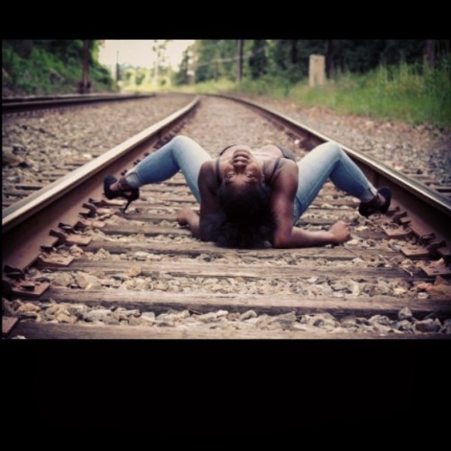 Porn Pics farah-rah:  #traintracks #whatittakes  I