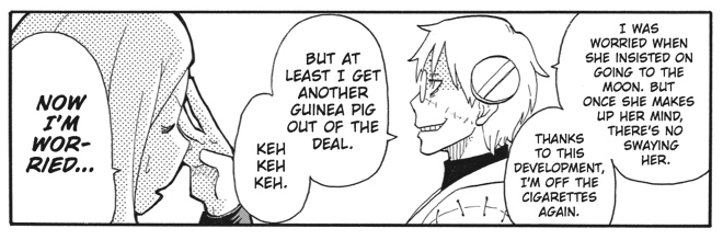 soul-dwelling:  Stein is father of the year (Soul Eater Chapter 113, Official English
