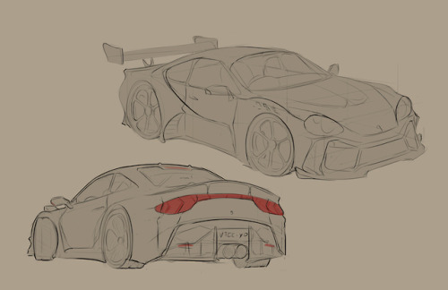 Car sketches u.u