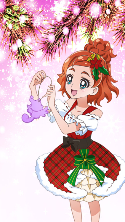 sailormnemosyne:Precure holiday wallpaper set!!free to use! like &amp; reblog!!