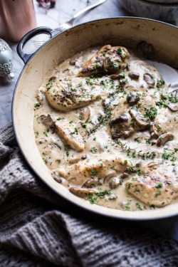 do-not-touch-my-food:  Truffled Mushroom Chicken 