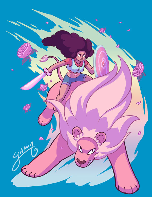 yamino:  I finished the Stevonnie shirt! You can buy it here! If you’re coming
