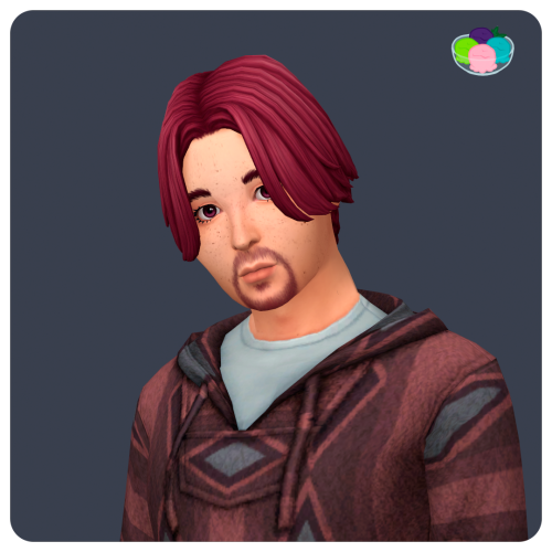 kissalopa: @sehablasimlish’s Liam Hair in Sorbets Remix Requires: Adult Mesh (TSR), Child Mes