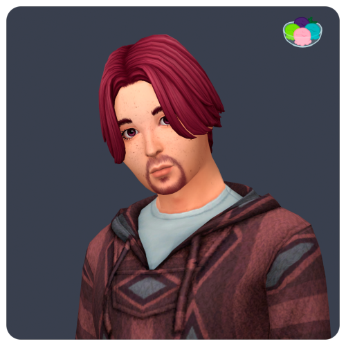 kissalopa: @sehablasimlish’s Liam Hair in Sorbets RemixRequires: Adult Mesh (TSR), Child Mes