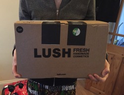 Givingmydays:  My Box Of Lush Goodies Finally Arrived And It’s So Full I Want To