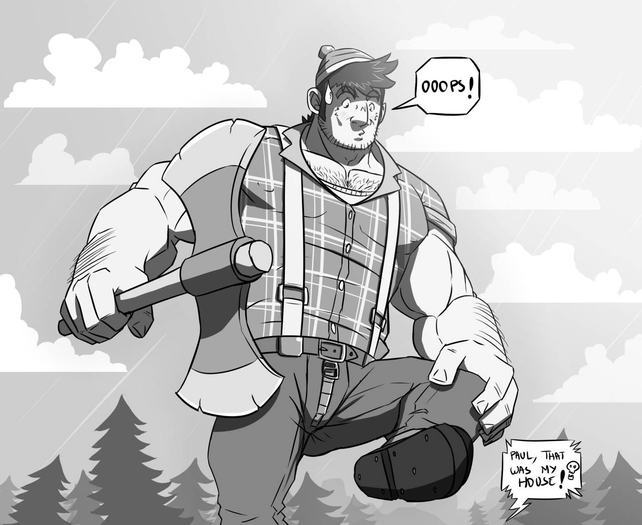 leomon32:  Paul is such a nice person really, he loves taking showers under the Niagara