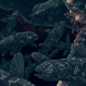 ostracartderms:[Image description:  A digital illustration of Gavinia syntrips, an