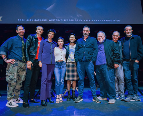 Sonoya Mizuno + the cast of Devs at NYCC 2019