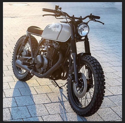 bestcaferacers: Yamaha XS400 Scrambler www.bestcaferacers.com #bestcaferacers #caferacer #caferacers