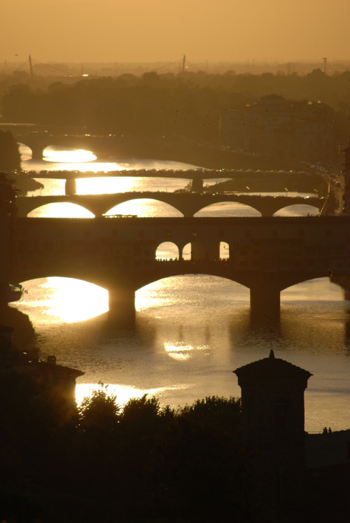 Sunset from Piazzale Michelangelo da Daniele SartoriTramite Flickr:Maybe a bit trivial but always 