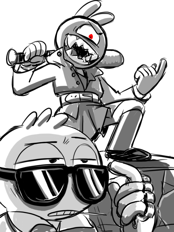 characters from my webcomic @couponkidsspoiler: This has nothing to do with it lmao