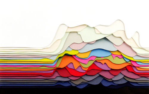 jedavu:  Transfixing 3D Paper Patterns by Maud Vantours 