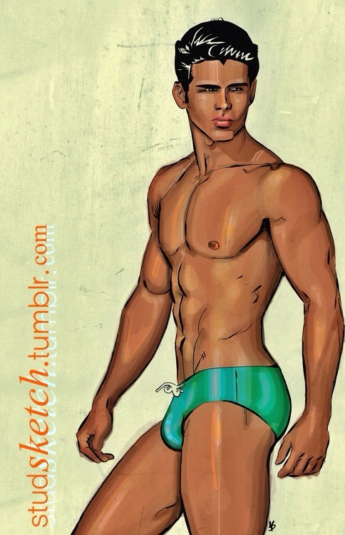 gay-erotic-art:  studsketch:  see more sketchy studs at studsketch.tumblr.com   *Today