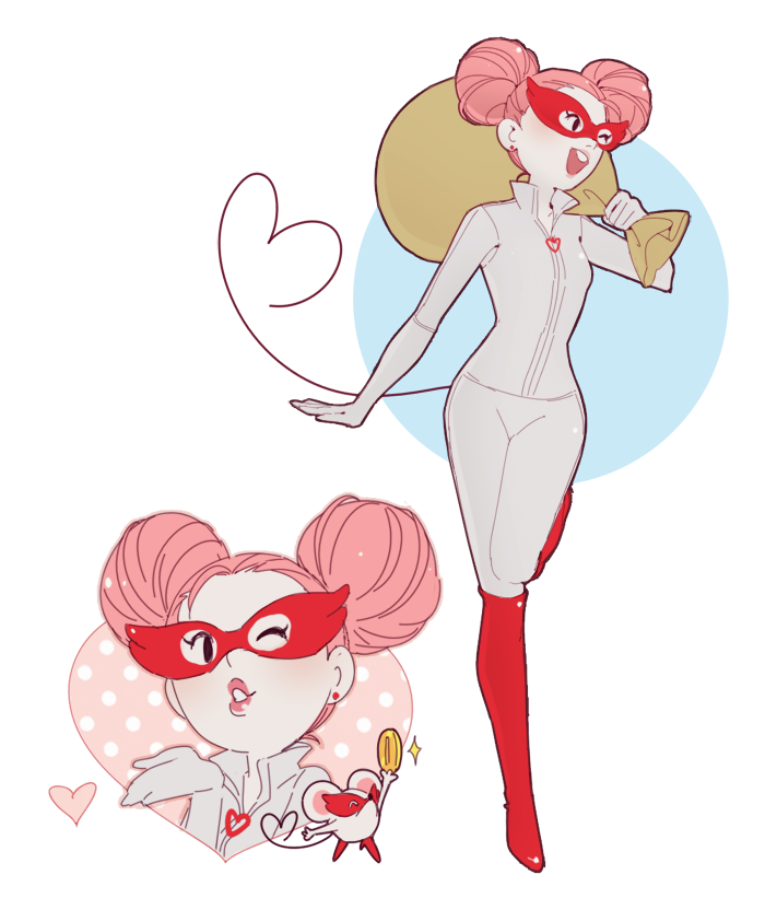 oeilvert:  vivian y ms. mowz 