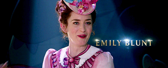margotsrobbie:  Emily Blunt as Mary Poppins in the first official trailer of Mary