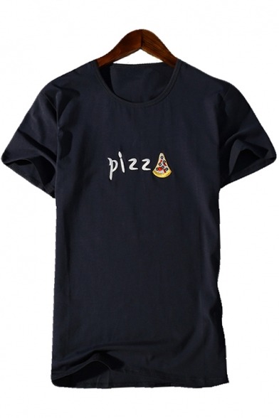 sweetlysomentality: Hot-selling Tees Collection Letter Emoji  //   Girl Style Pizza