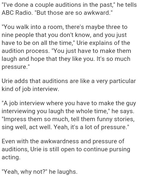 Panic! at the Disco’s Brendon Urie Talks the Awkwardness of Auditions: “It’s So Much Pressure” via a