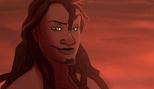 pugletto:I redrew Kovu as a human because I’m a huge square.#WEIRDLY HOT LIONS#NOW PEOPLE#VERY HOT P