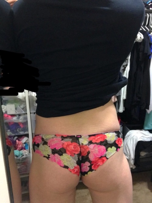 wifes-panties: wifes-panties: Wifes away, I’m stoned, time for some play time..!! Here’s