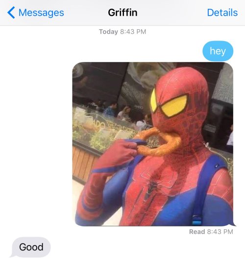 lilsplanet: babylonian: in case anyone was wondering what my text message history with Griffin McElr