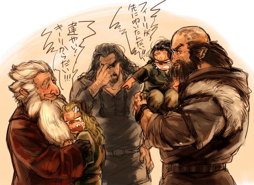 pondermoofin: yakisobaru: 【ホビット】ショタとbotと時々腐向け by 鯖マグロ Aaaaaaah there’s more of them! asdfghjkl