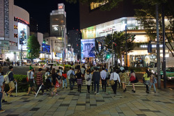 ninetail-fox:  a crosswalk ,Harajuku 