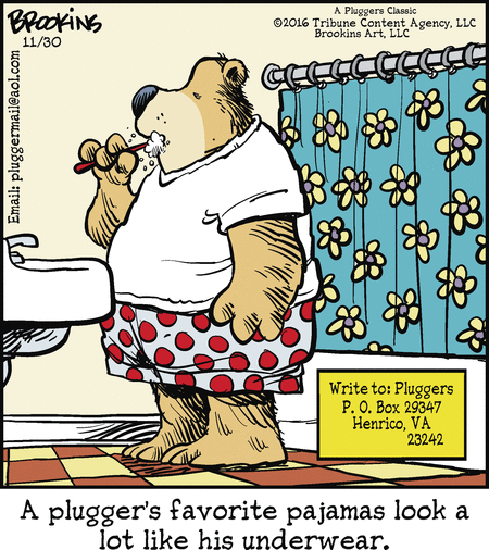 Another Pluggers Comic, this time involving Andy Bear, 