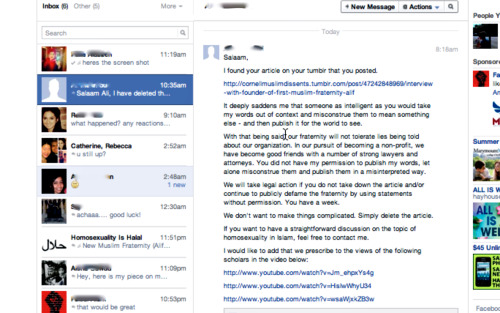 cornellmuslimdissents: Threatening with lawsuits… silencing tactics What the first Muslim Fra
