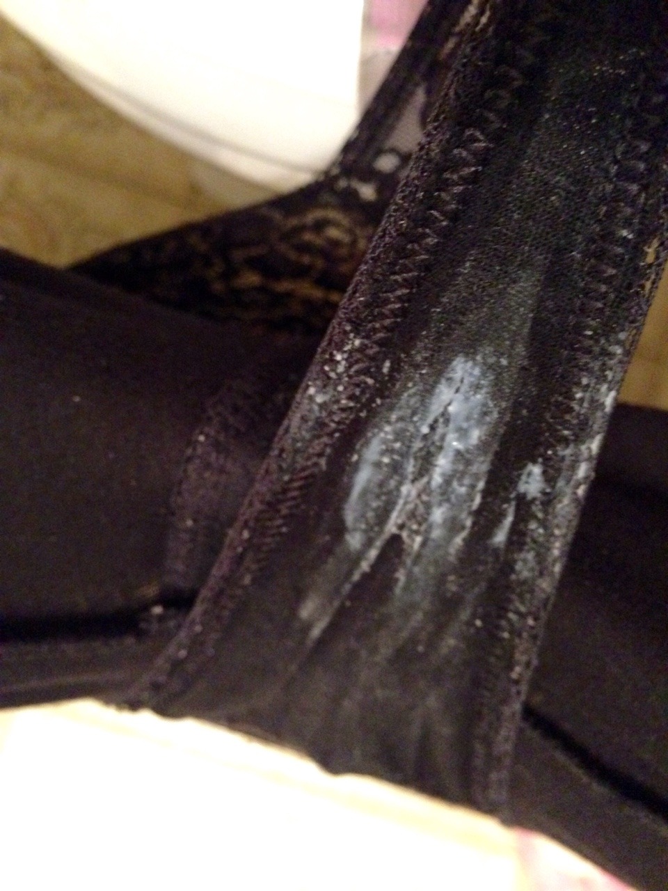 jellybeanphalange:  My pussy made my panties creamy and then creamier