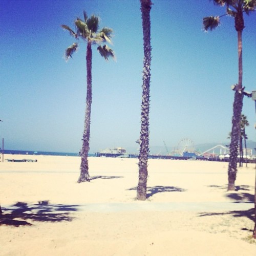 Welcome to my new backyard, everyone! #5minutewalk #santamonica #beachlife #luckiestgirlever #thankf